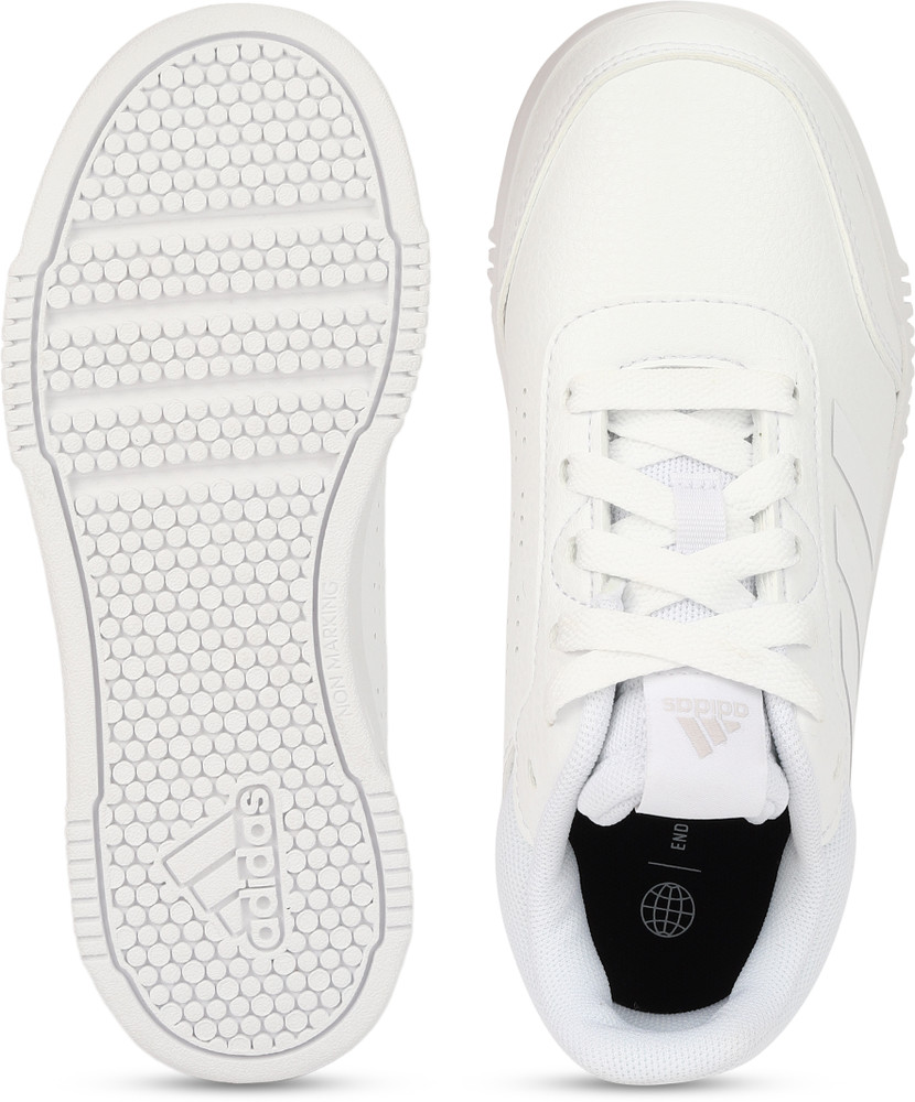 Adidas white school shoes with laces store