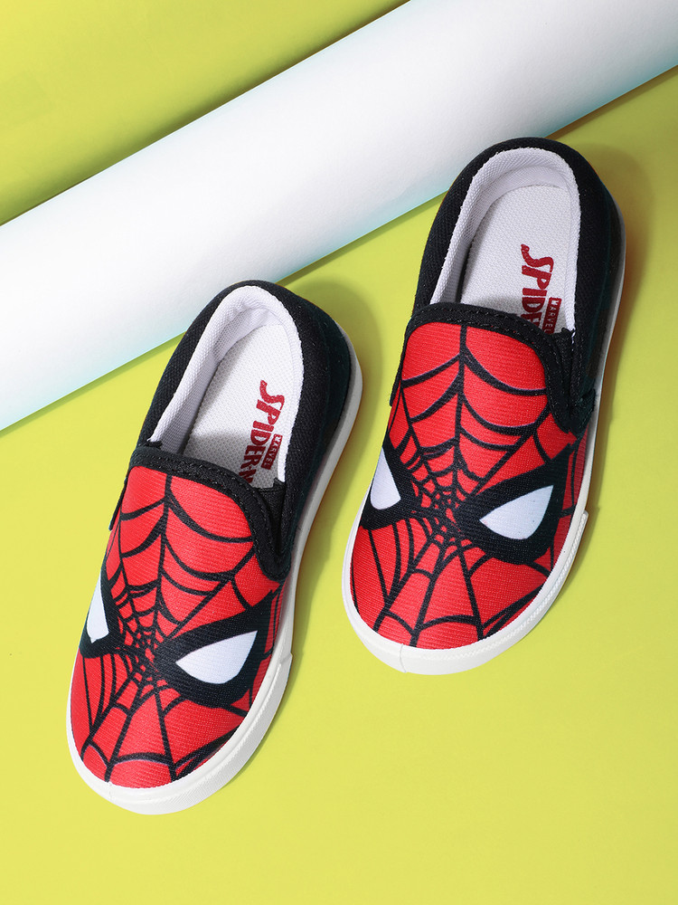 spiderman slip ons
