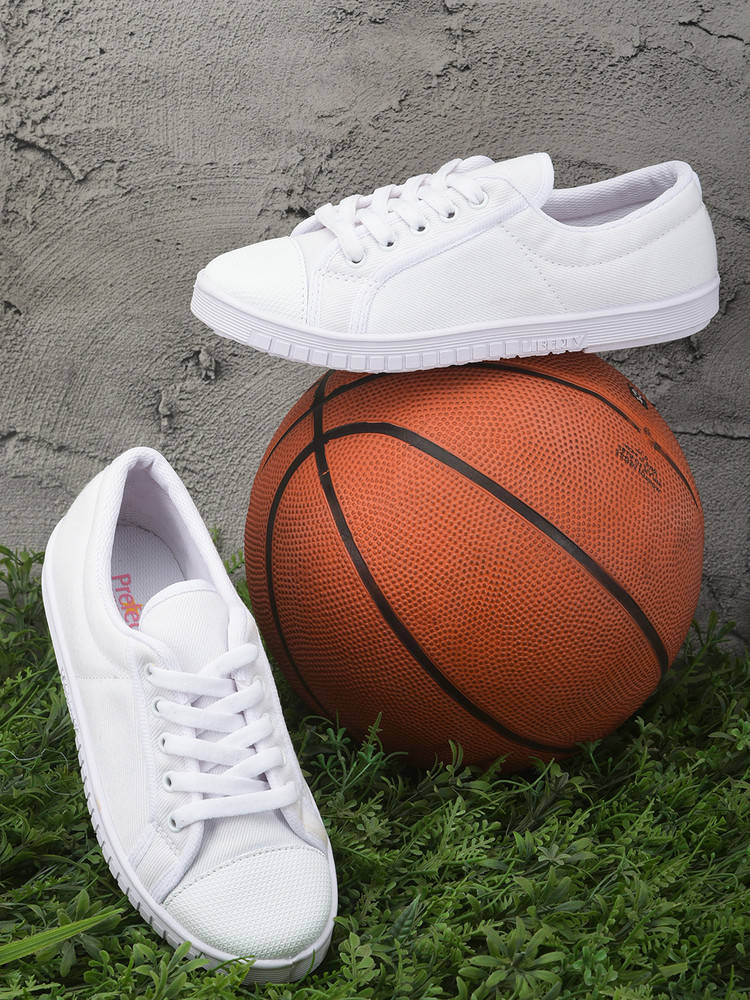 Liberty white canvas shoes top
