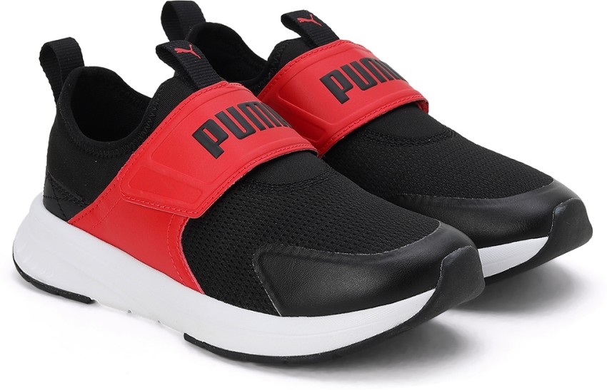 Puma dare slip on shop sneakers red and white