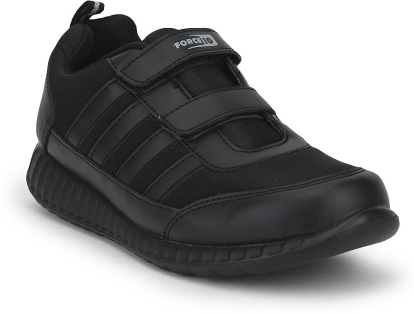 Adidas black velcro shop school shoes online