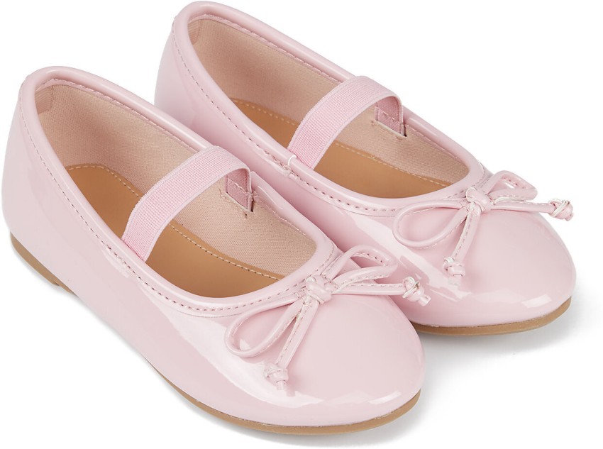 Baby pink ballet online flats