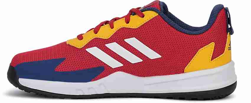 Red adidas 2024 boys shoes