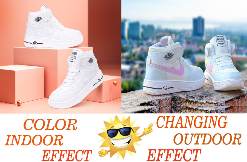 Color changing discount shoes for sale
