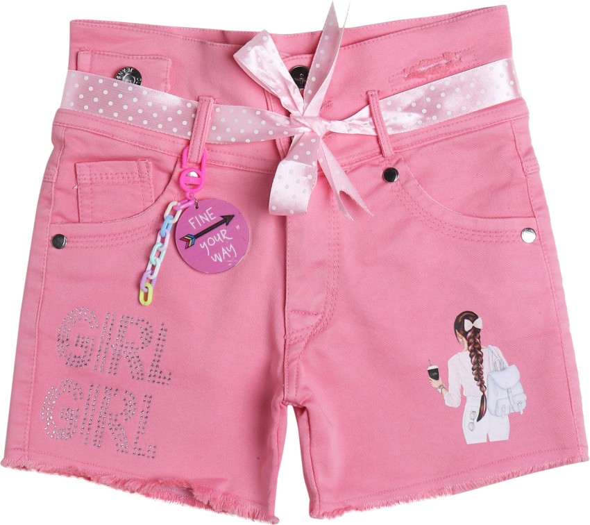 Buy Sky Blue Shorts & 3/4ths for Girls by ARSHIA FASHIONS Online