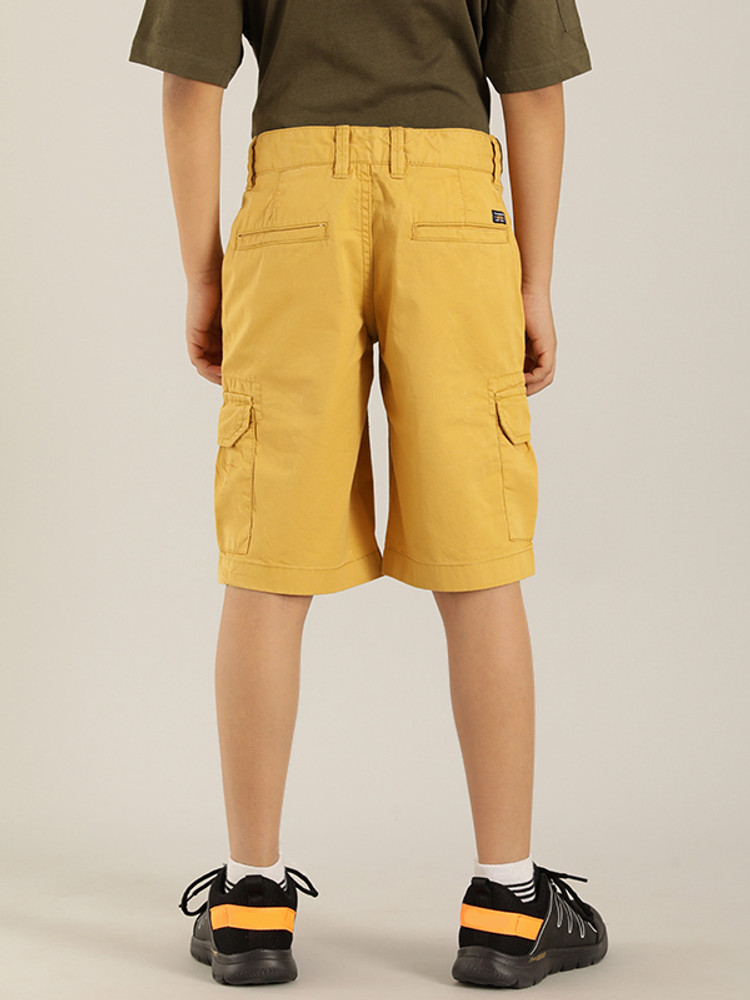 Yellow sales cargo shorts