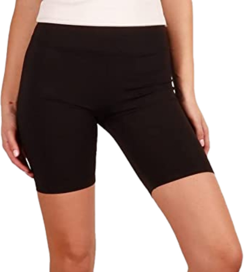 Girls black biker top shorts