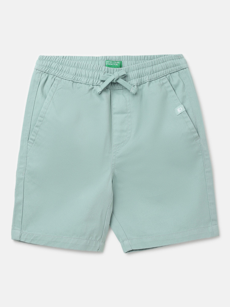 United Colors of Benetton Short For Boys Casual Solid Pure Cotton