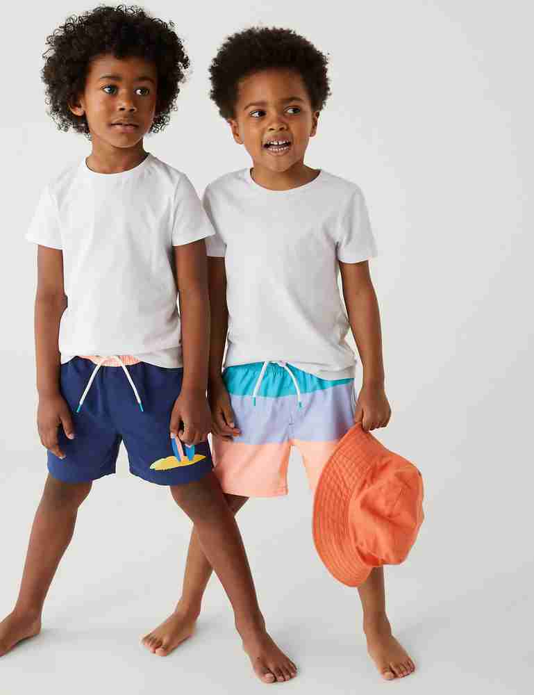 MARKS SPENCER Short For Boys Beach Wear Printed Pure Cotton Price in India Buy MARKS SPENCER Short For Boys Beach Wear Printed Pure Cotton online at Flipkart