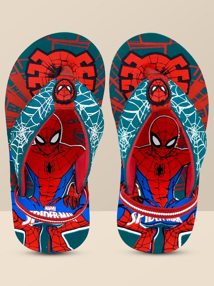 Boys spiderman 2025 flip flops