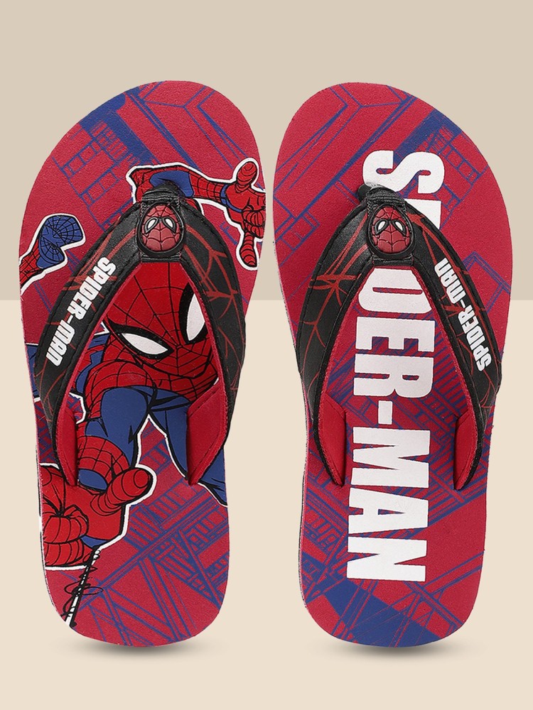 Spiderman By Kidsville Boys Slip On Slipper Flip Flop Price in