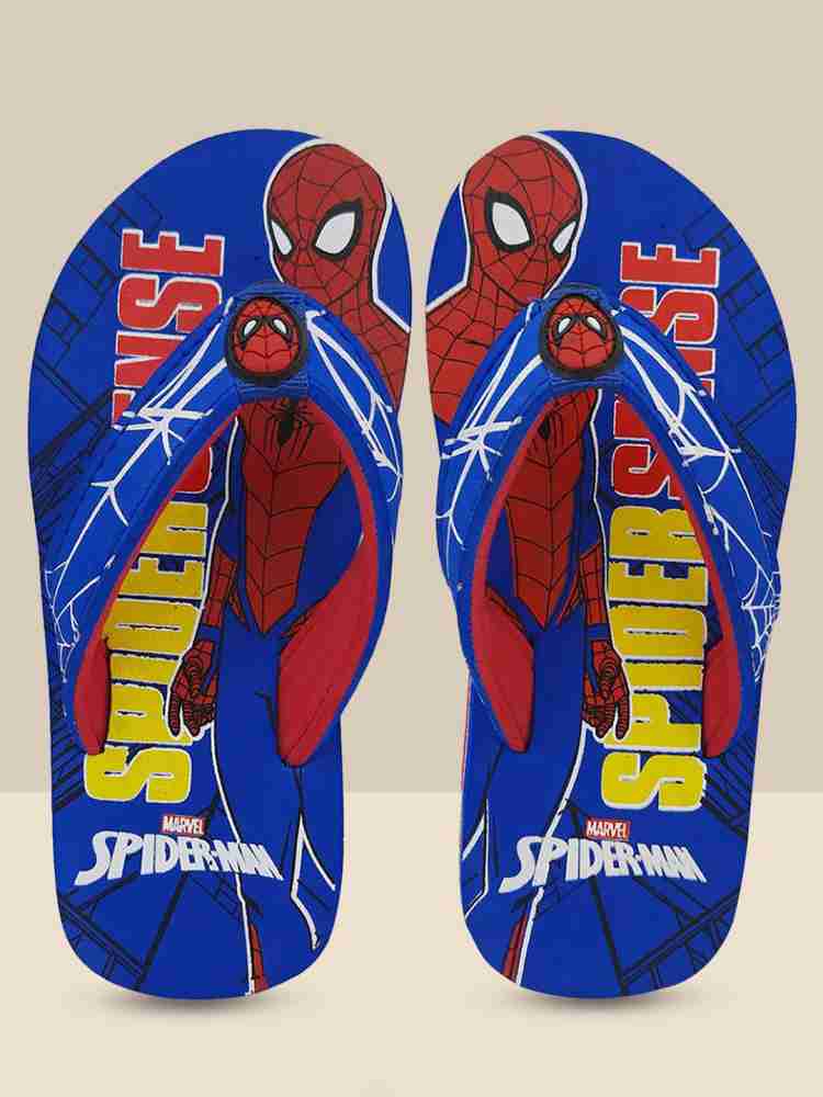 Boys 2025 slippers spiderman