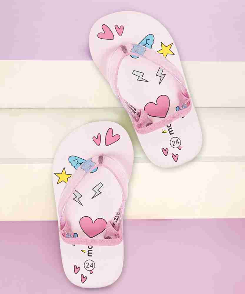 Pink flip flops For Girls