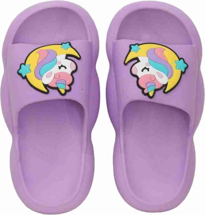 Girls yellow best sale flip flops