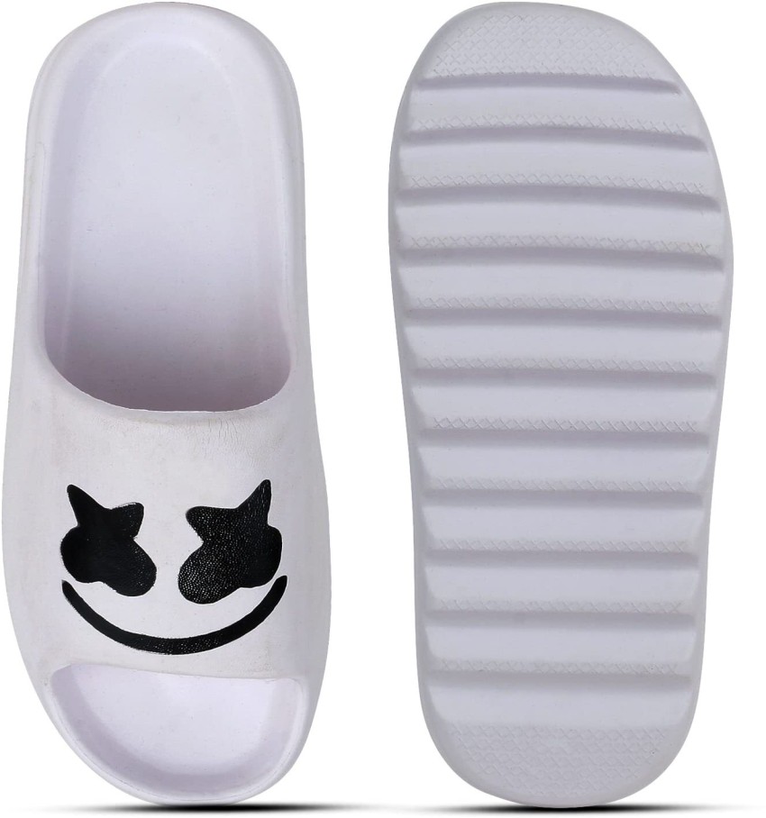 Kids discount white slippers