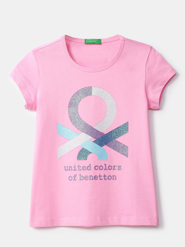 T shirt benetton bambina on sale