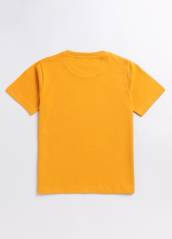 Mustard yellow plain shirt online