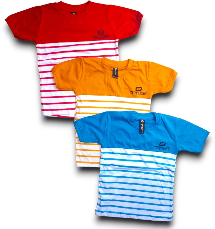 Pack 3 tee shirt supreme outlet