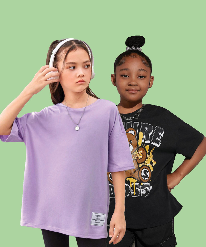 T shirt 2025 flipkart girl