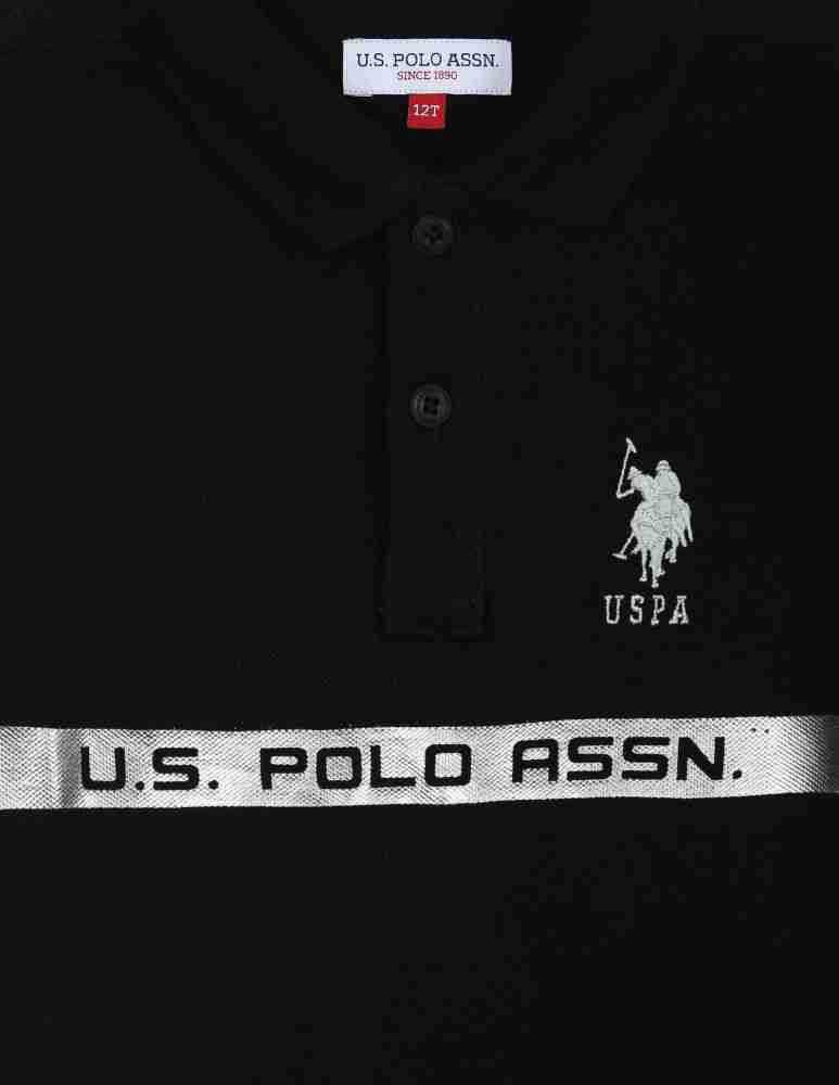 Baby black polo on sale shirt