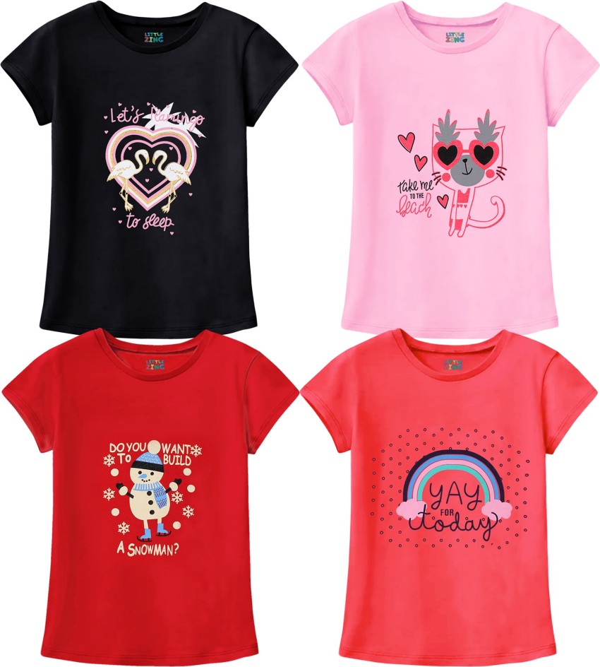 Girls t 2025 shirt flipkart