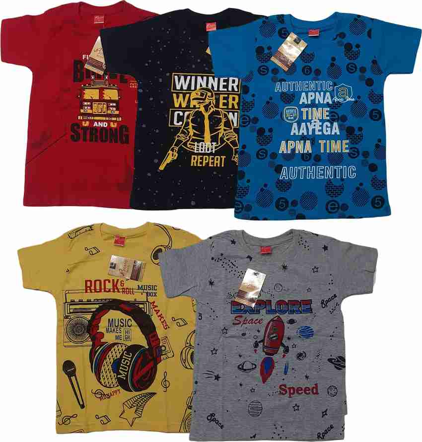 apna time aayega t shirt for boy flipkart