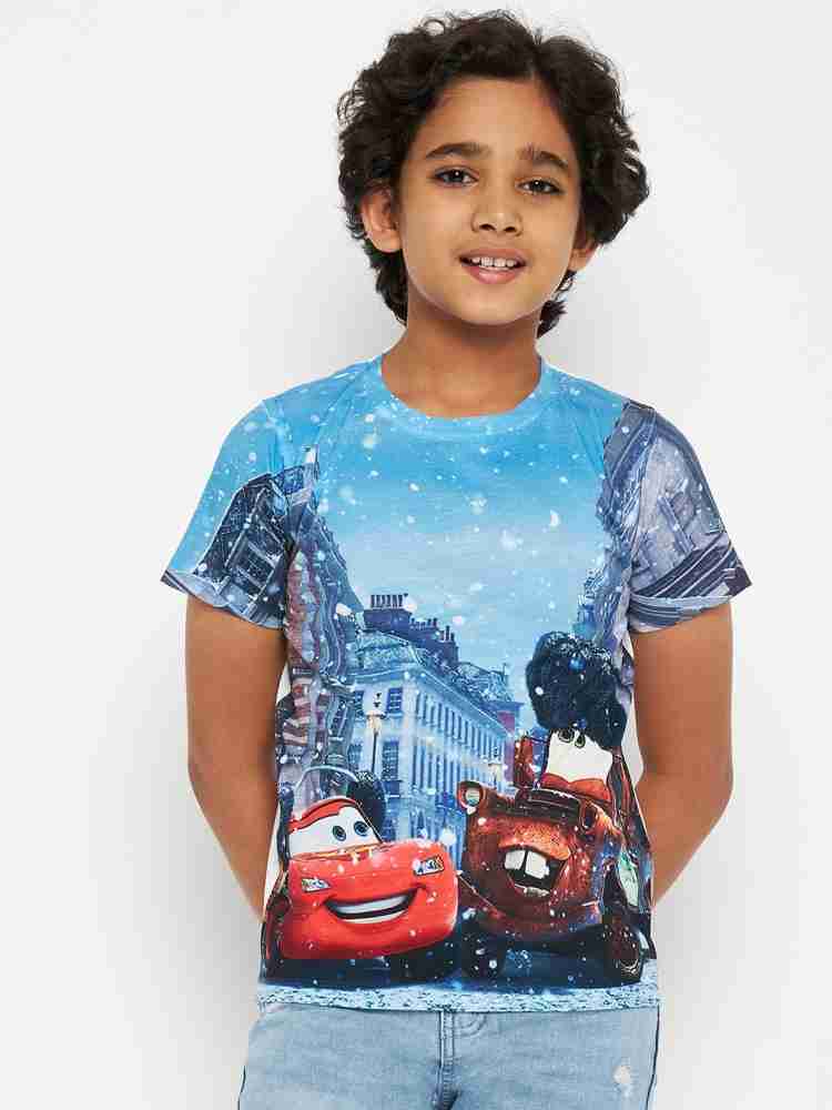 Cars Boys Printed Polycotton Regular T Shirt