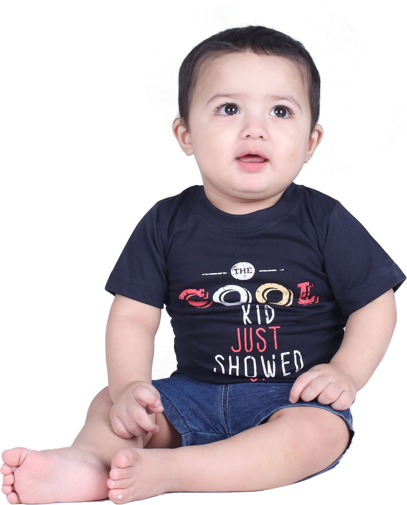 Flipkart stylestorm Baby Boys Printed Pure Cotton Regular T Shirt Round Neck