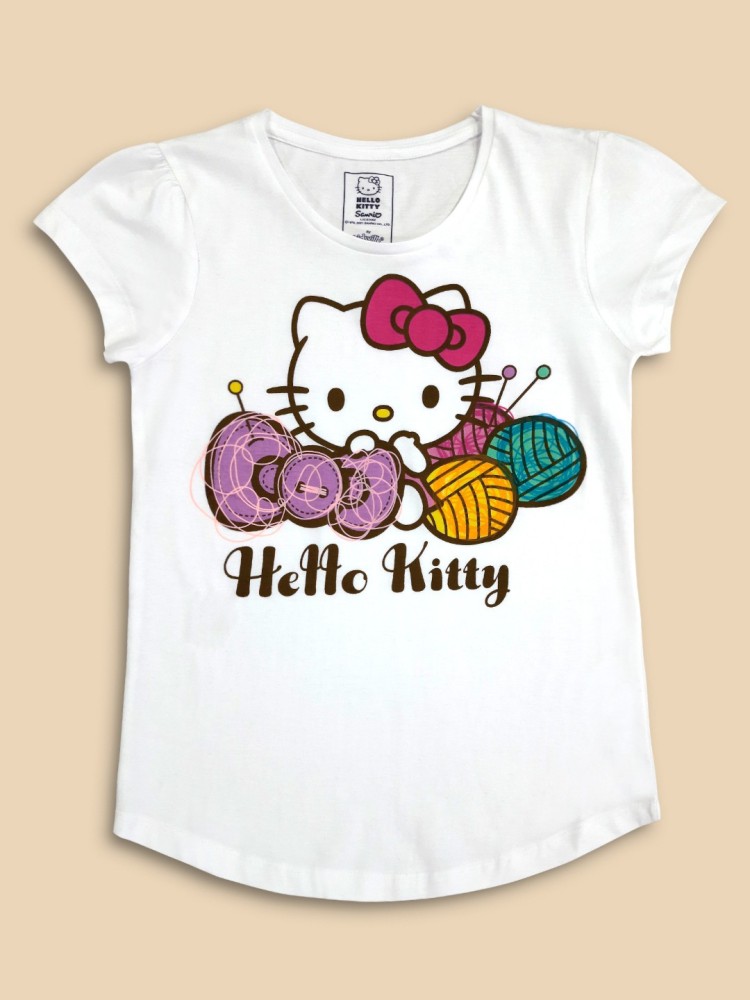 Hello Kitty By Kidsville Girls Graphic Print Pure