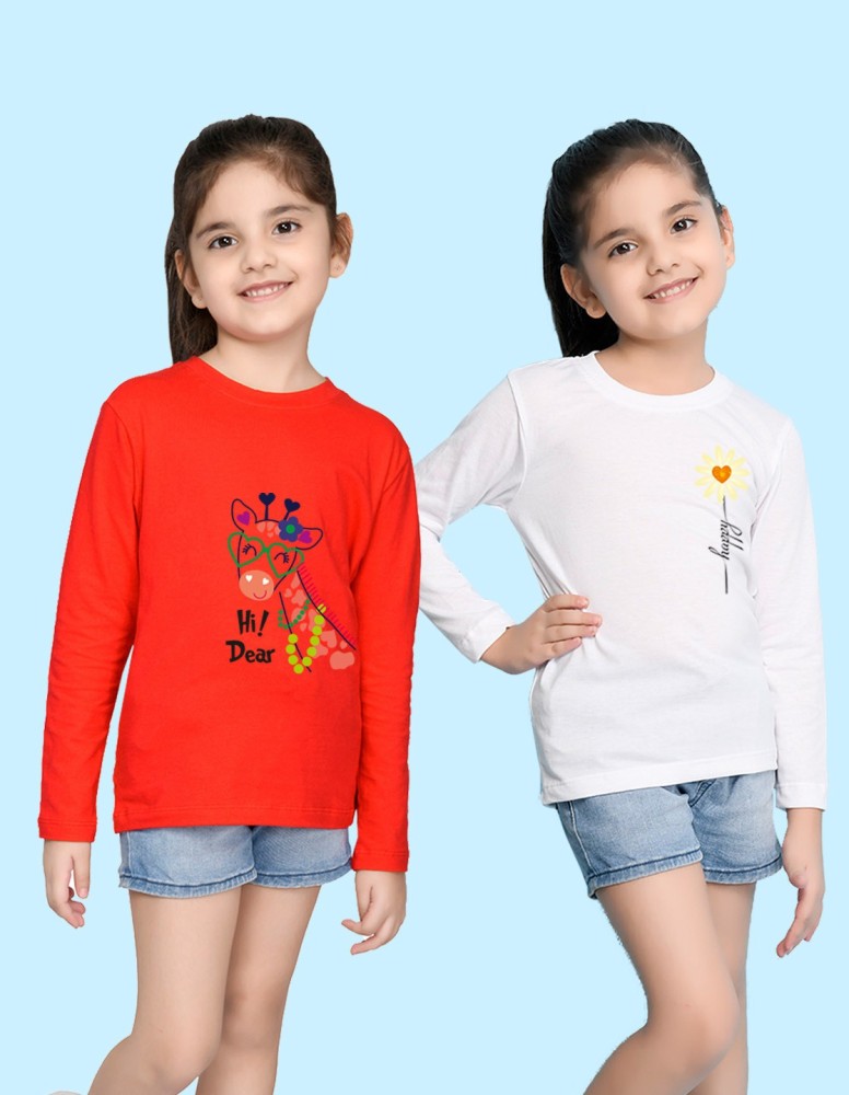 Girls t 2025 shirt flipkart