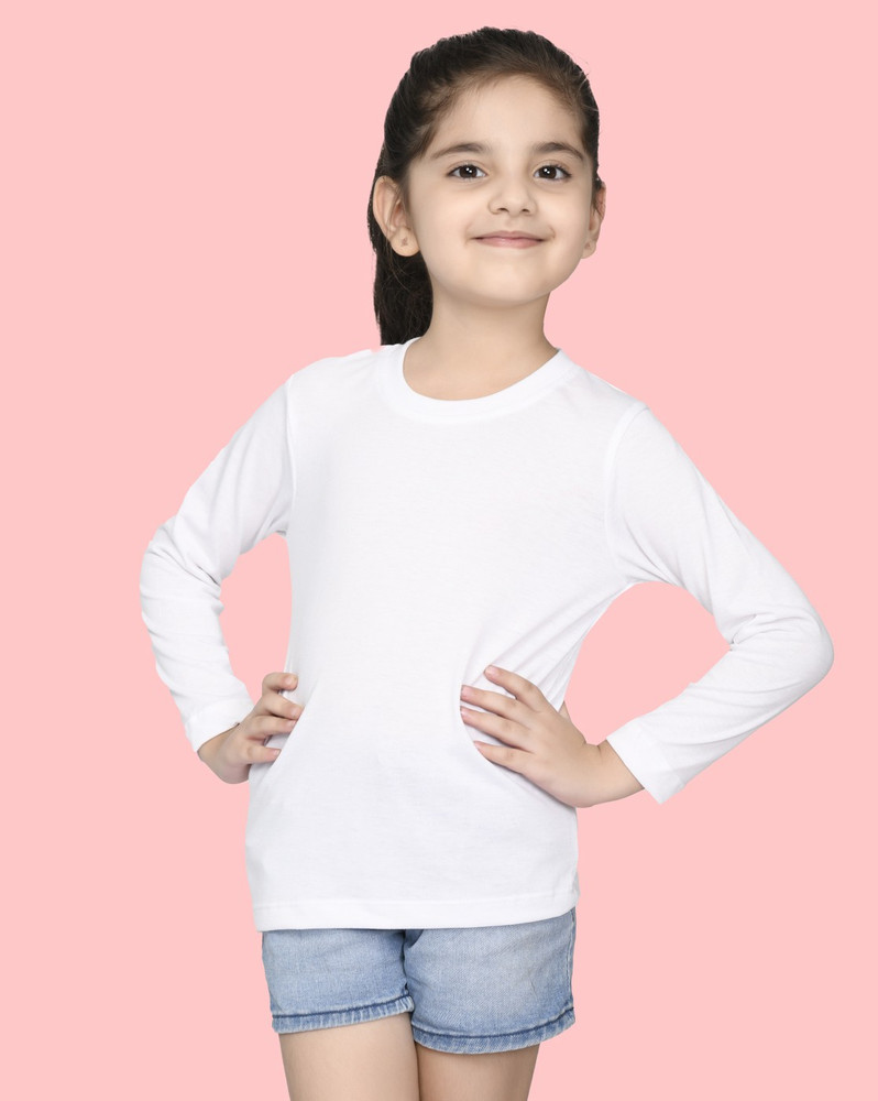 white full sleeve t shirt flipkart