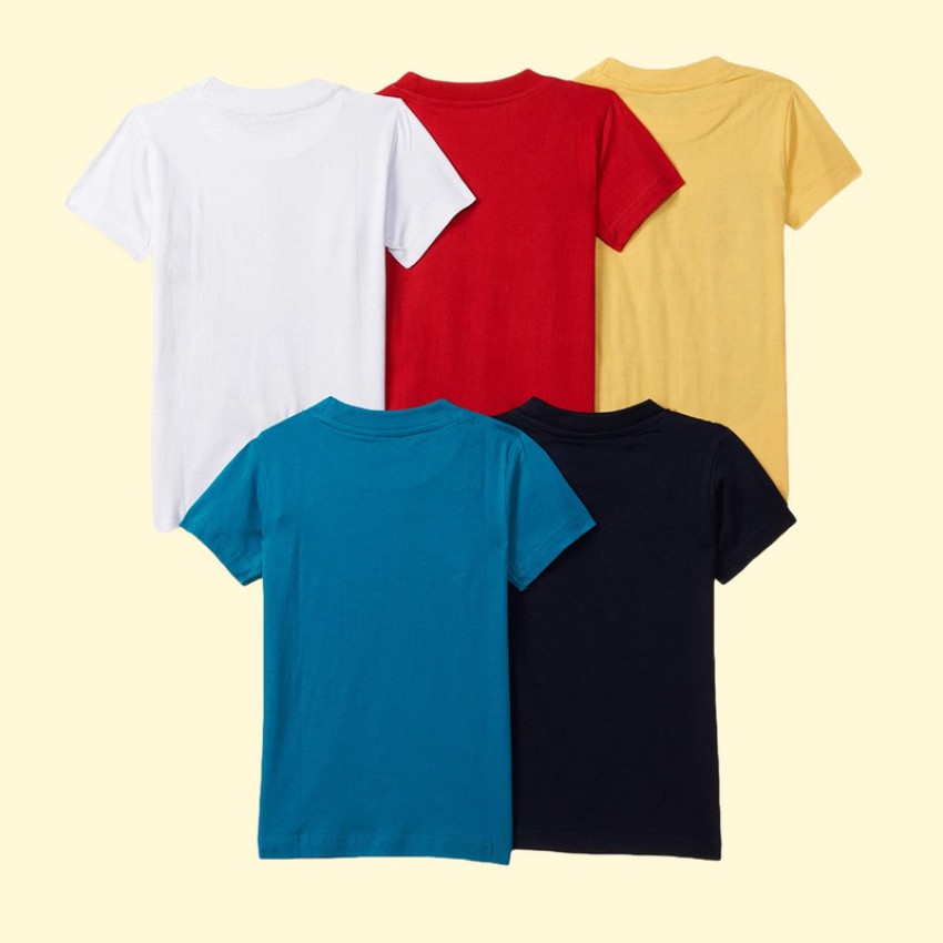  Casual Round Neck Tshirt Pack Of 4 By Rooprang