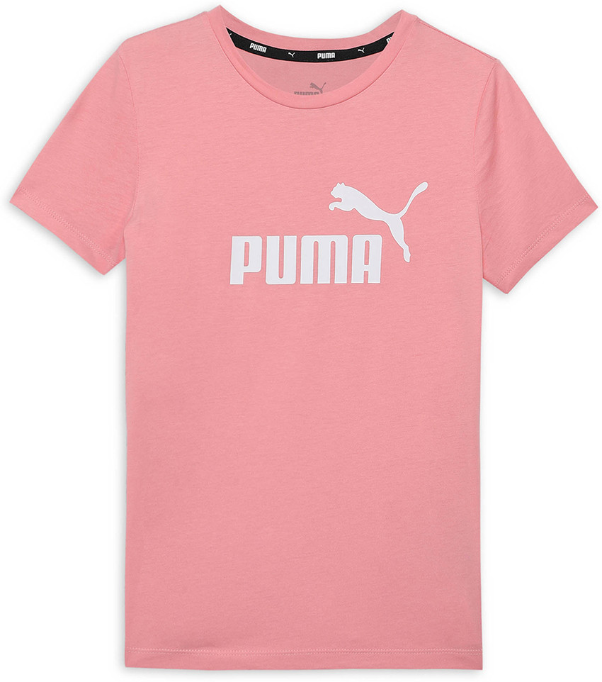 Flipkart PUMA Girls Printed Pure Cotton Regular T Shirt Round Neck