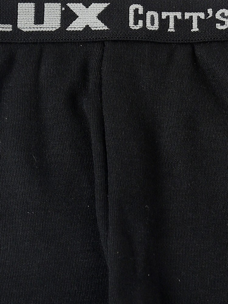 Buy LUX COTT'S WOOL Women's Black Solid Cotton Blend Thermal Set