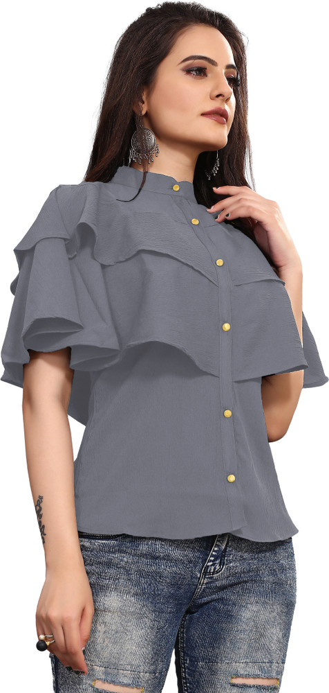 FASHIOFFLY Girls Casual Polycotton Top Price in India Buy FASHIOFFLY Girls Casual Polycotton Top online at Flipkart