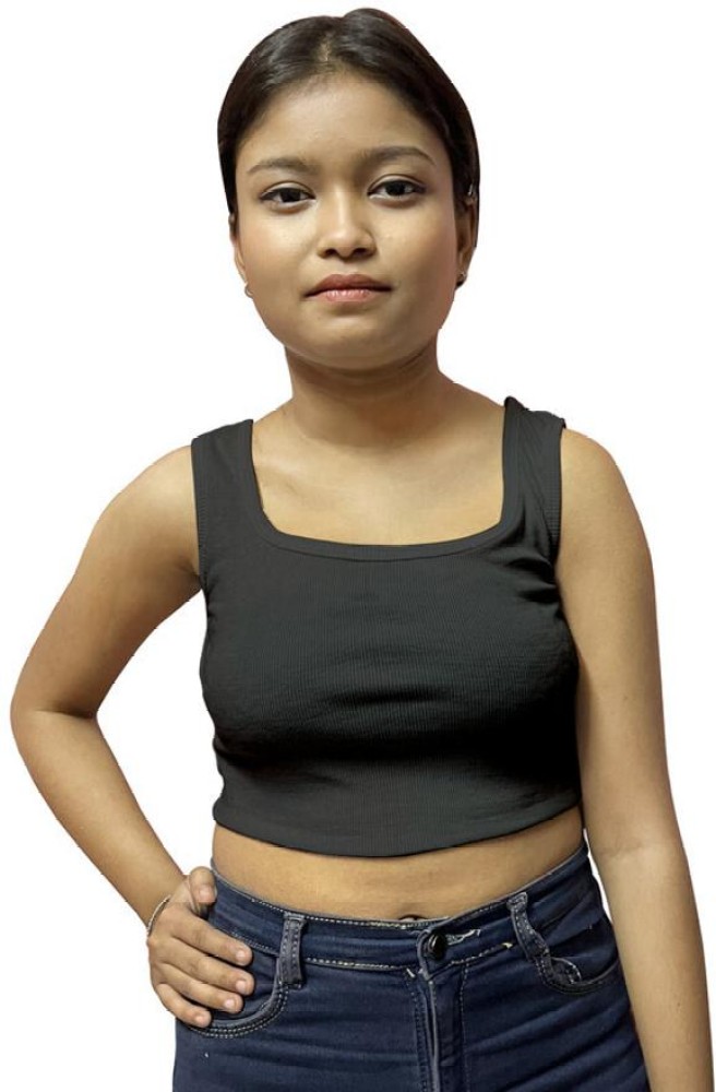 Deklook Girls Casual Lycra Blend Crop Top Price in India - Buy Deklook Girls  Casual Lycra Blend Crop Top online at