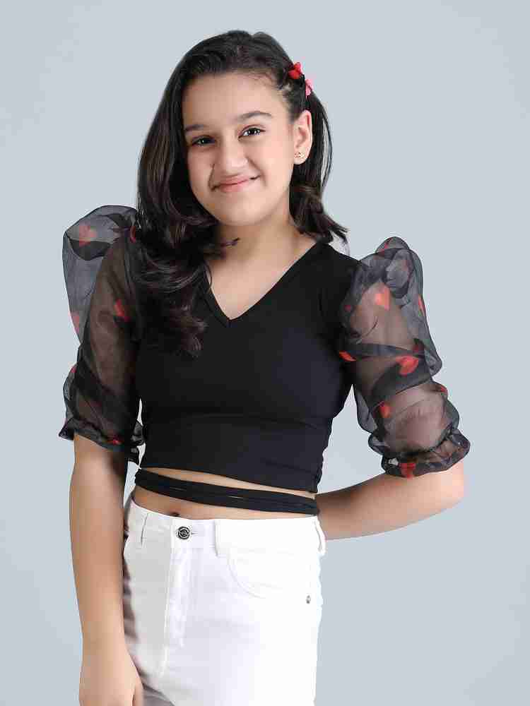 Crop top 2025 for girls flipkart