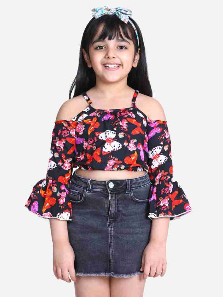 Buy RAVES CUTE CASUAL SUMMER FASHION GIRL CROP TOP Online at Best Prices in  India - JioMart.