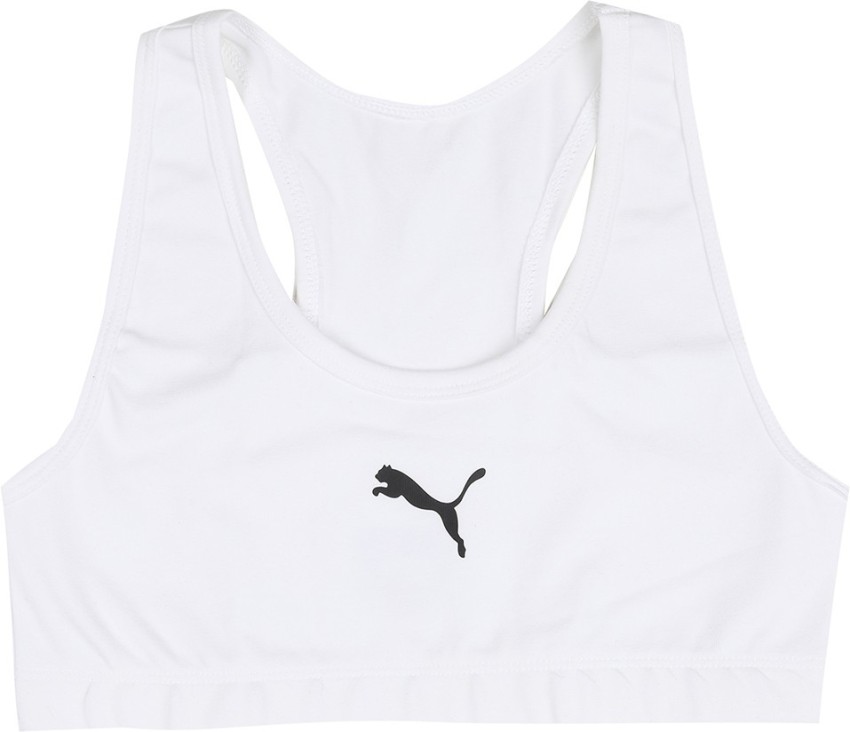 PUMA Youth Racer Bra Top- 2Pack Girls Sports Lightly Padded Bra - Buy PUMA  Youth Racer Bra Top- 2Pack Girls Sports Lightly Padded Bra Online at Best  Prices in India