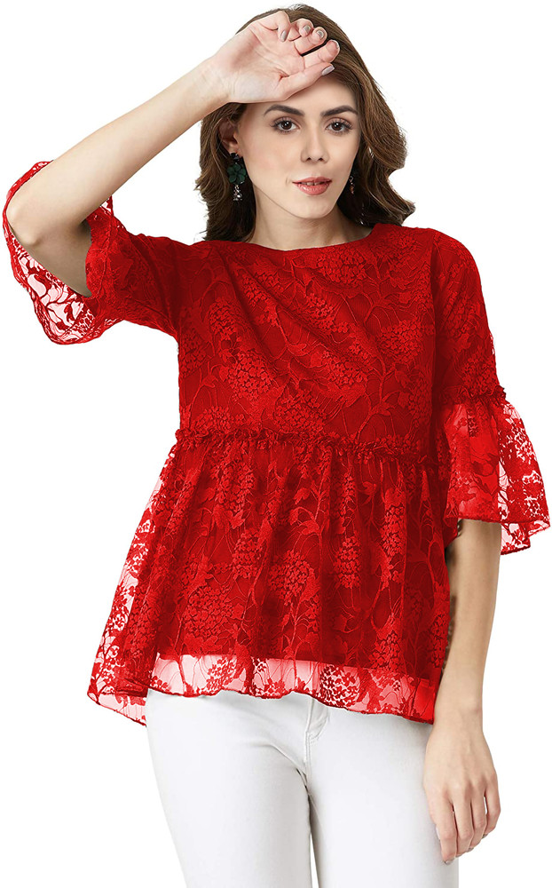 Peplum tops flipkart clearance