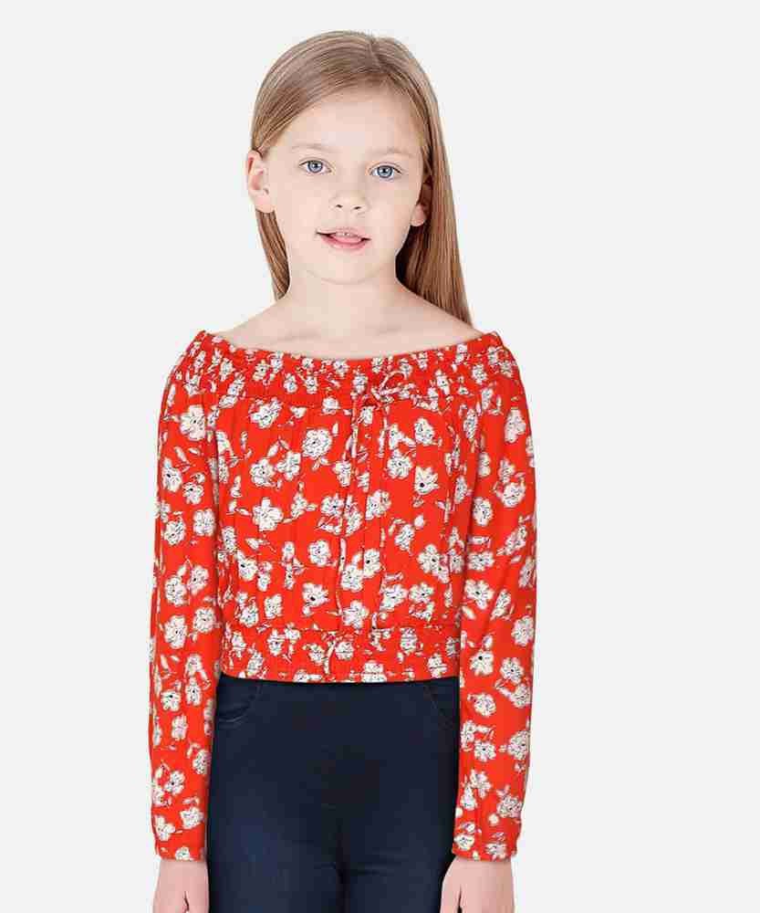 MODARUE Girls Casual Pure Cotton Crop Top Price in India - Buy MODARUE Girls  Casual Pure Cotton Crop Top online at