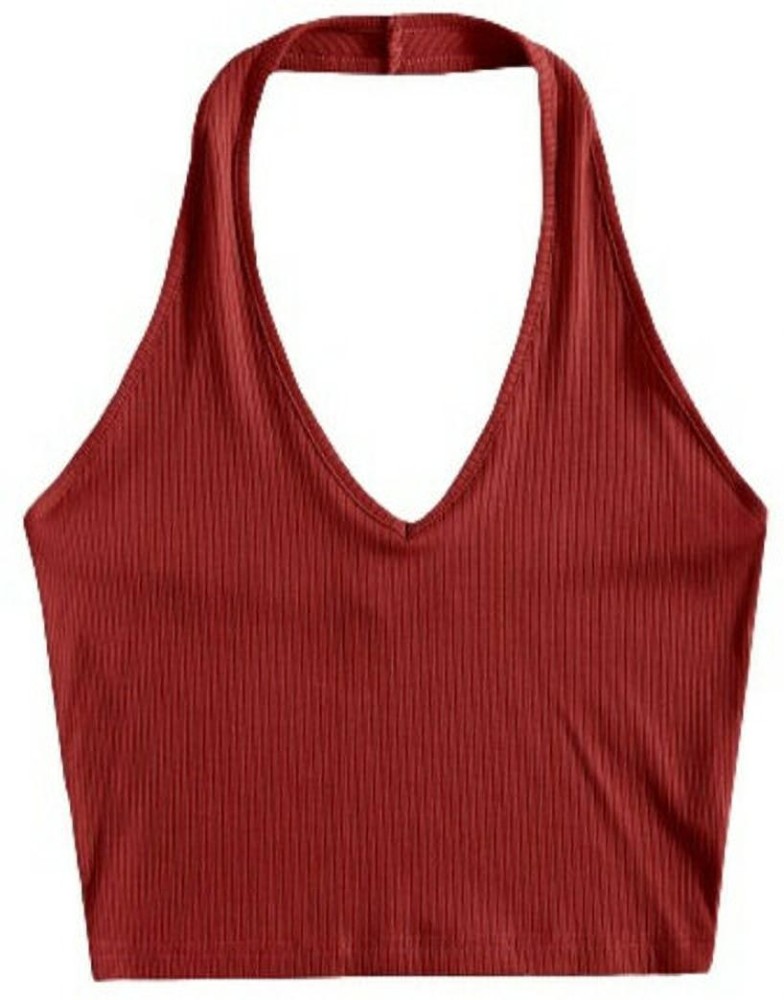 Casual hot sale halter tops