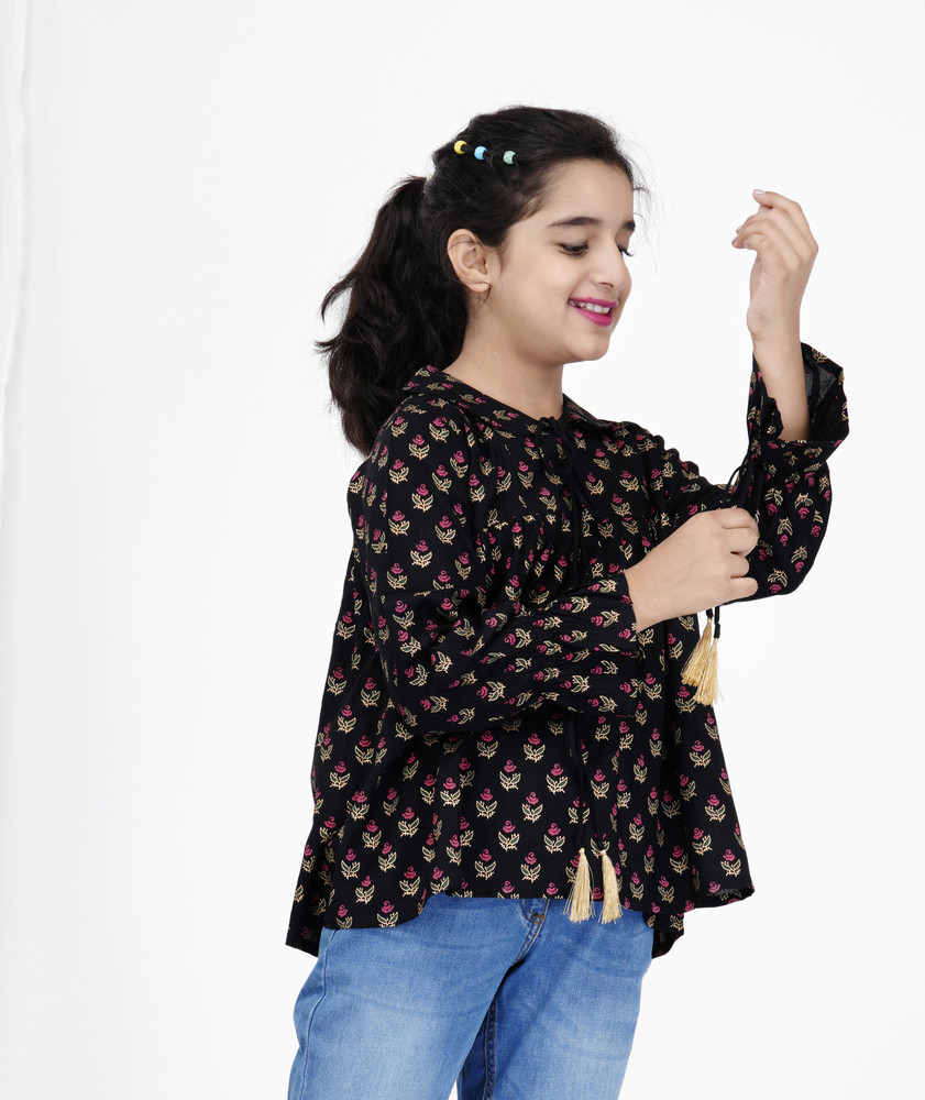 DMP FASHION Girls Casual Rayon Fashion Sleeve Top Price in India Buy DMP FASHION Girls Casual Rayon Fashion Sleeve Top online at Flipkart