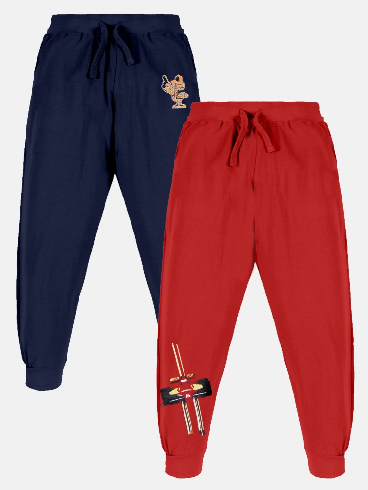 Buy Blue Track Pants for Girls by Kiddopanti Online