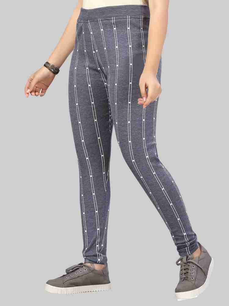 Buy online Girls Striped Cotton Track Pants from boys for Women by A&k for  ₹999 at 58% off