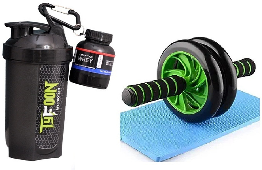 CODIVER Typhoon shaker protein shaker with ab wheel exerciser Fitness Accessory Kit Kit Buy CODIVER Typhoon shaker protein shaker with ab wheel exerciser Fitness Accessory Kit Kit Online at Best Price...