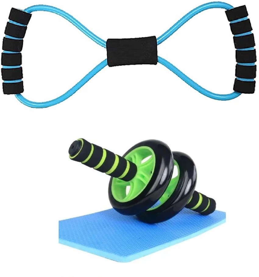 Ab roller deals with resistance bands