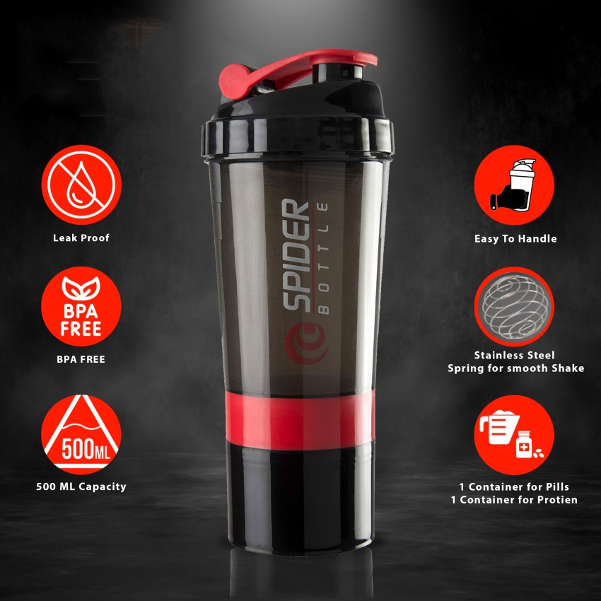 Leak Proof, Easy to Carry Gym Cyclone Protein Shaker Bottle for