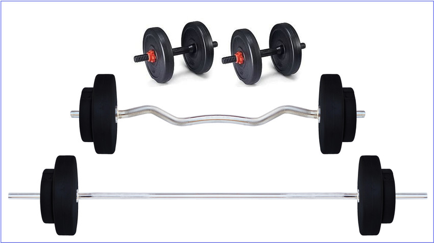 STARX 50 kg PVC 50KG with 3Ft 5Ft Rod and Accessories Equipment for Home Gym Combo Price in India Buy STARX 50 kg PVC 50KG with 3Ft 5Ft Rod and Accessories Equipment for Home Gym Combo online at Flipk...