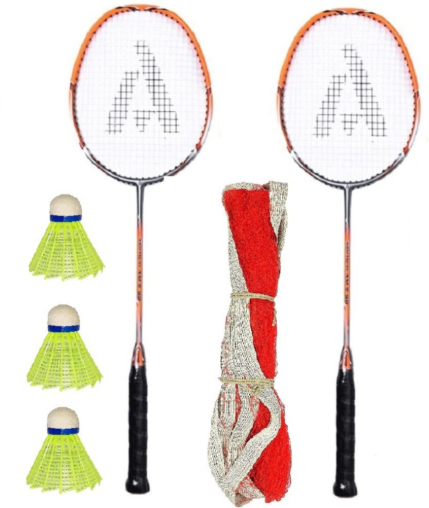 SUNLEY Badminton Set, Badminton Racket Set of 2, 3 Pcs Shuttlecock and 1 Pc Net Badminton Kit - Buy SUNLEY Badminton Set, Badminton Racket Set of 2, 3 Pcs Shuttlecock and 1 Pc Net Badminton Kit Online at Best Prices in India